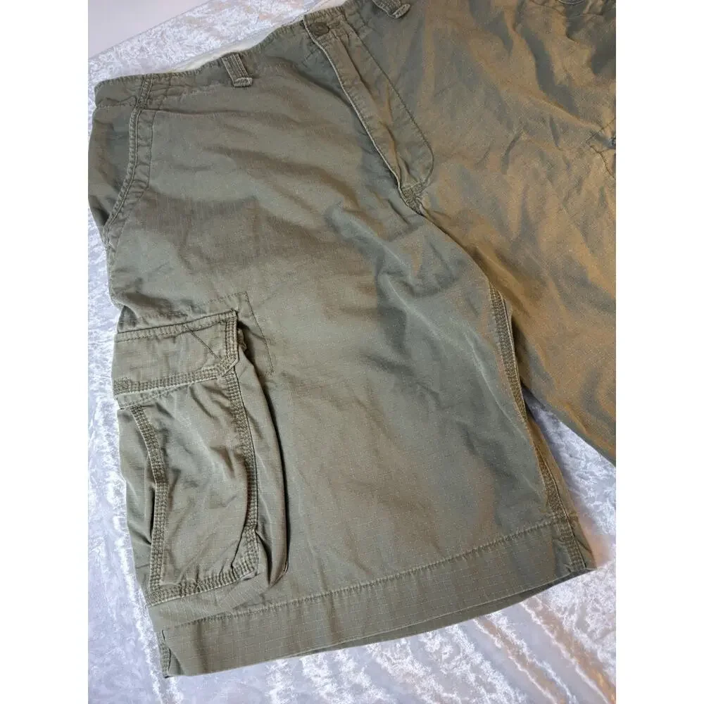 Polo Jeans Ralph Lauren Cargo Shorts Men 40 Olive Military‎ Utility Ripstop